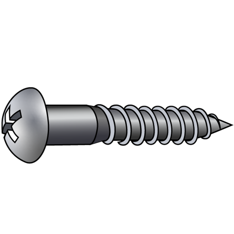 Wood Screws - Phillips round head
