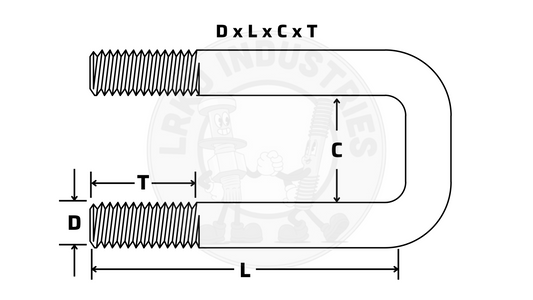 SQUARE U BOLT/ SQUARE BENT U BOLT/ CUSTOM THREAD/ MANUFACTURED