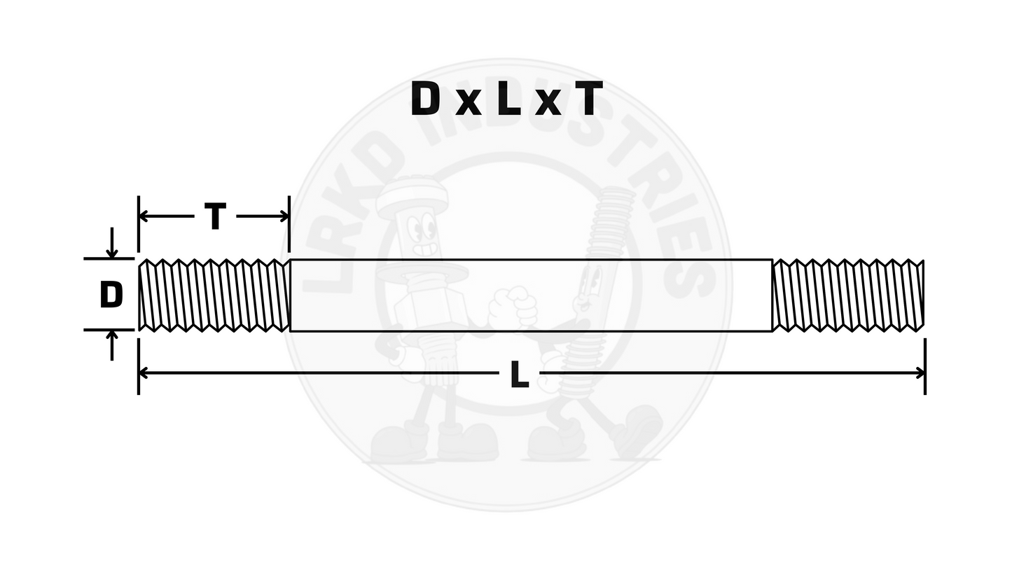 LRKD INDUSTRIES 5/16" ANCHOR BOLTS