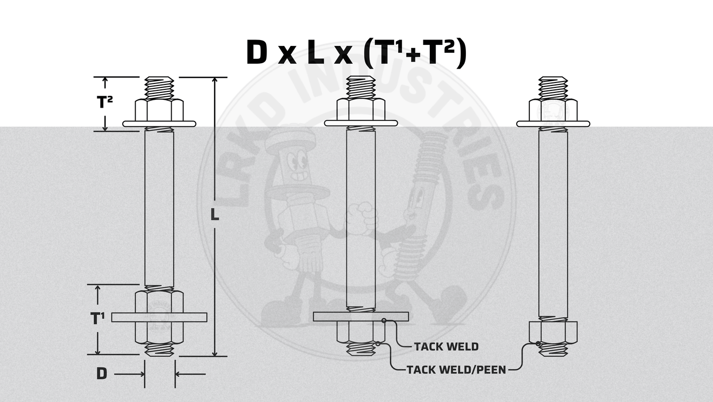 LRKD Industries A354 Anchor Studs