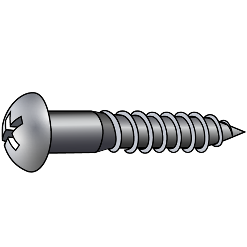 Phillips round head Wood Screws