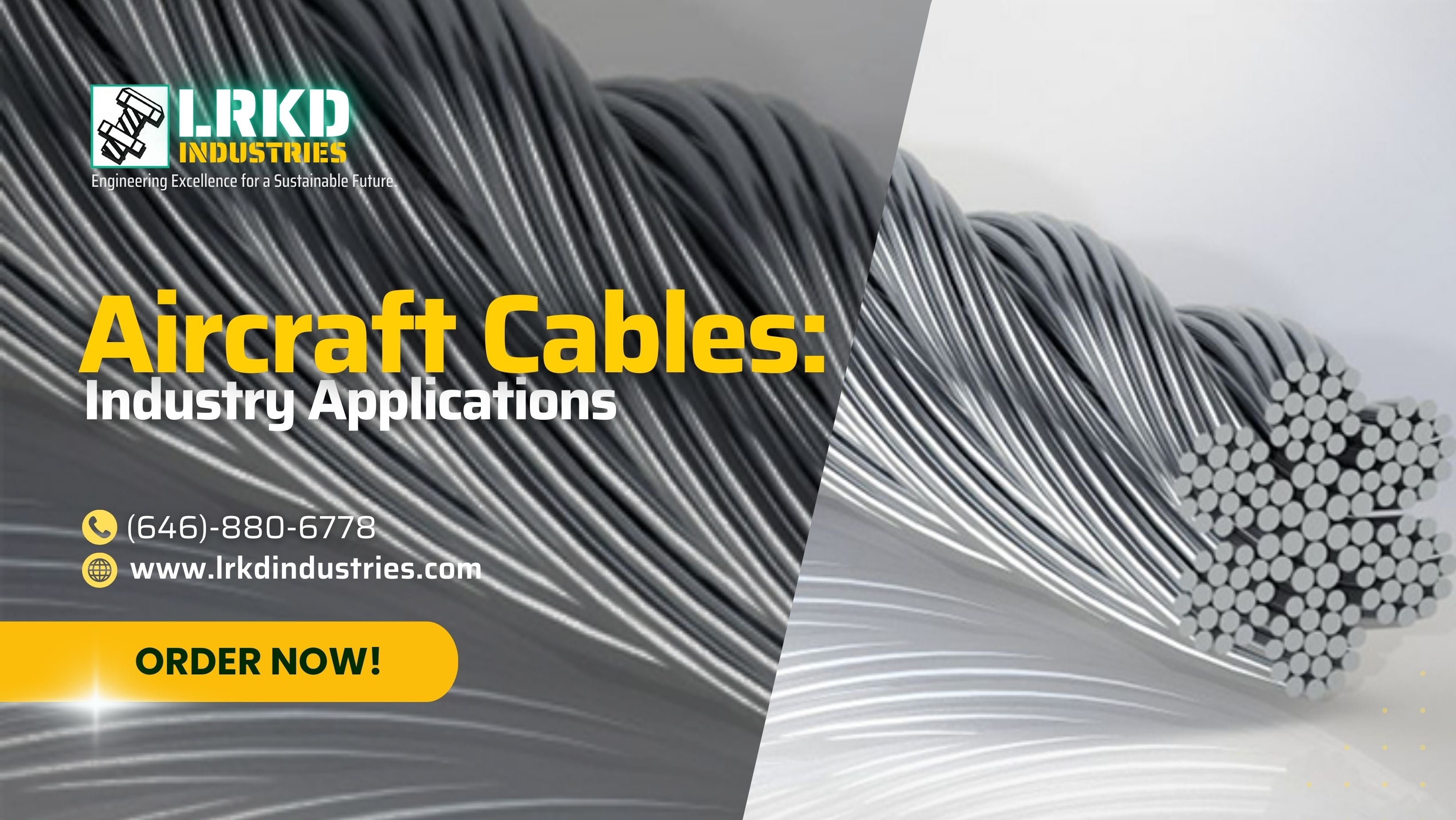 Aircraft Cables: Industry Applications – LRKD Industries