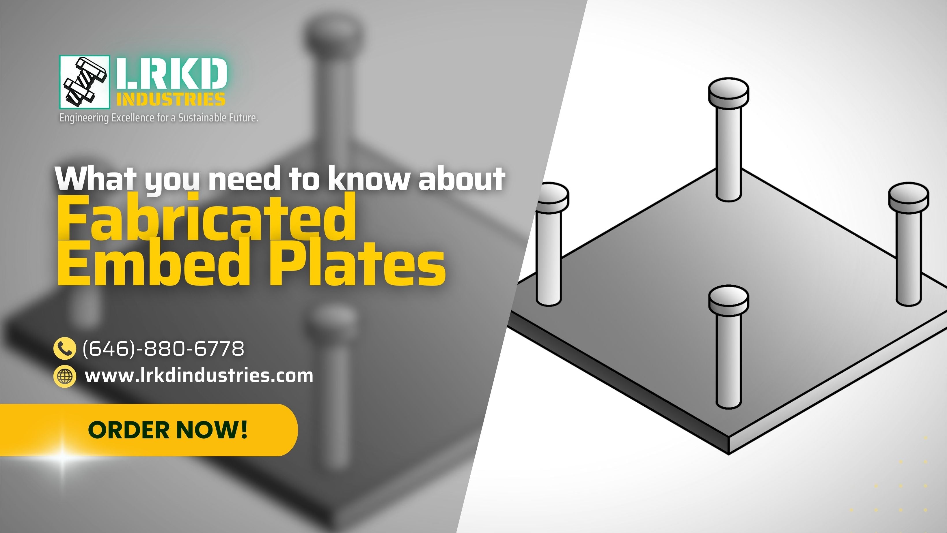 Embedded Plate Module Connection Fabricated Embed Plates – LRKD Industries