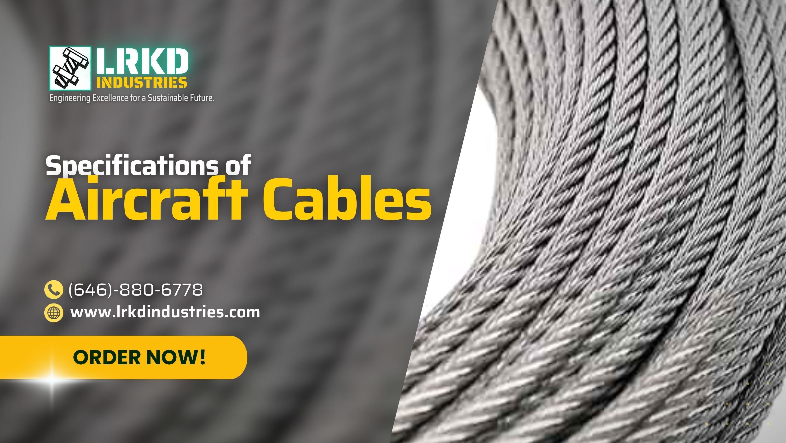 Specifications of Aircraft Cables – LRKD Industries