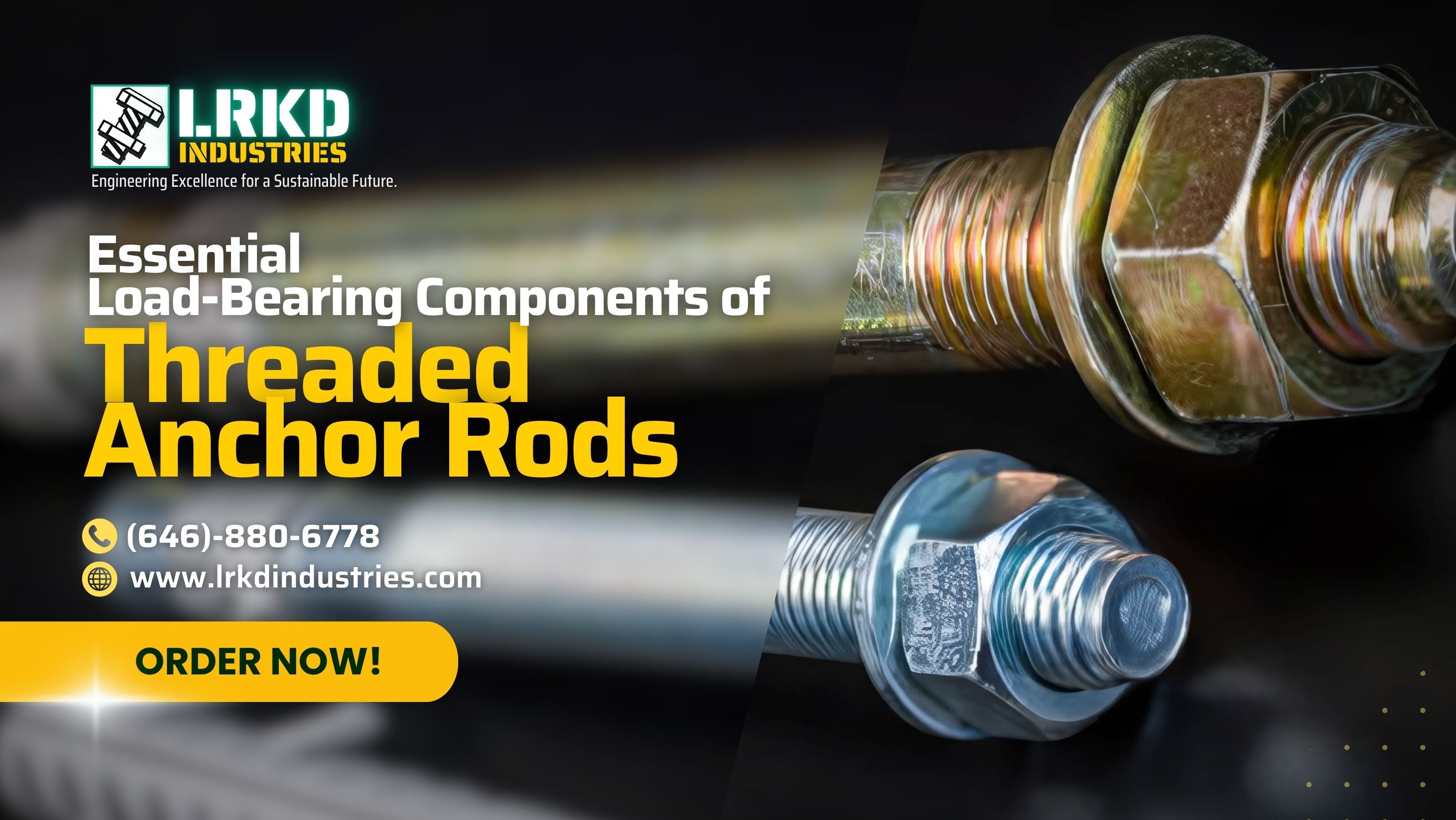 Threaded Anchor Rods Essential LoadBearing Components for HeavyDuty