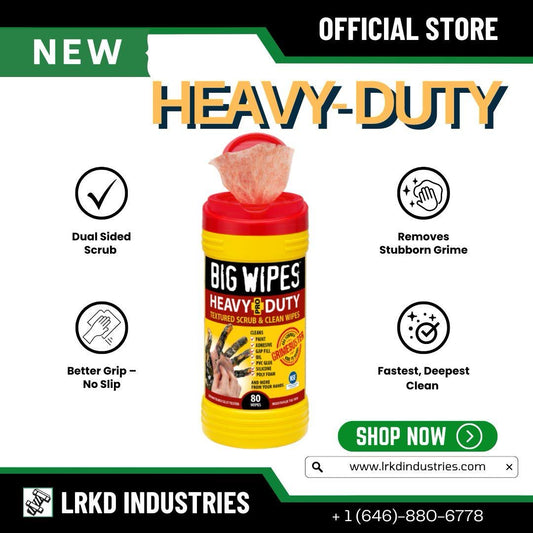 Big Wipes Heavy Duty Pro+ Textured Scrub & Clean Wipes 80 count