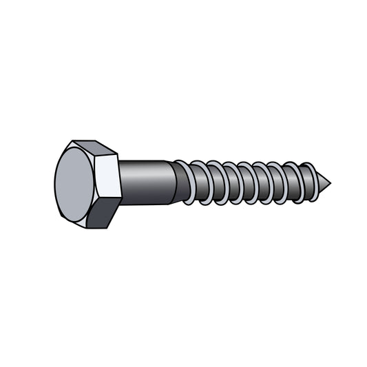 1/2" x 3" Hex Lag Screw Galv