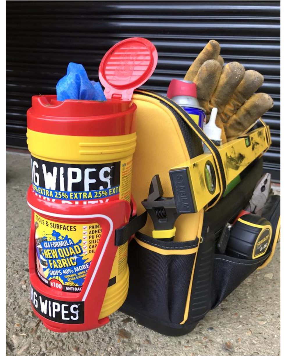 Big Wipes The CAGE Wall and Van Bracket